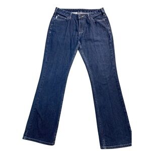 Carhartt Denim Jeans Curvy Fit Dark Wash Bootcut Women's Size 8x32